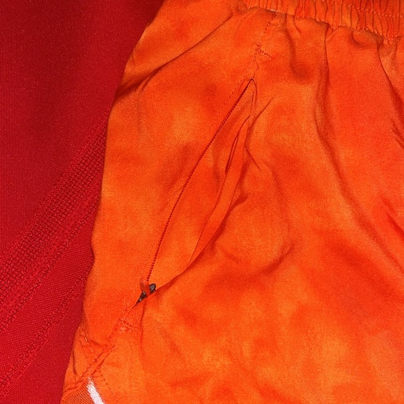 Medium Orange Running Shorts - Picture 5 of 9